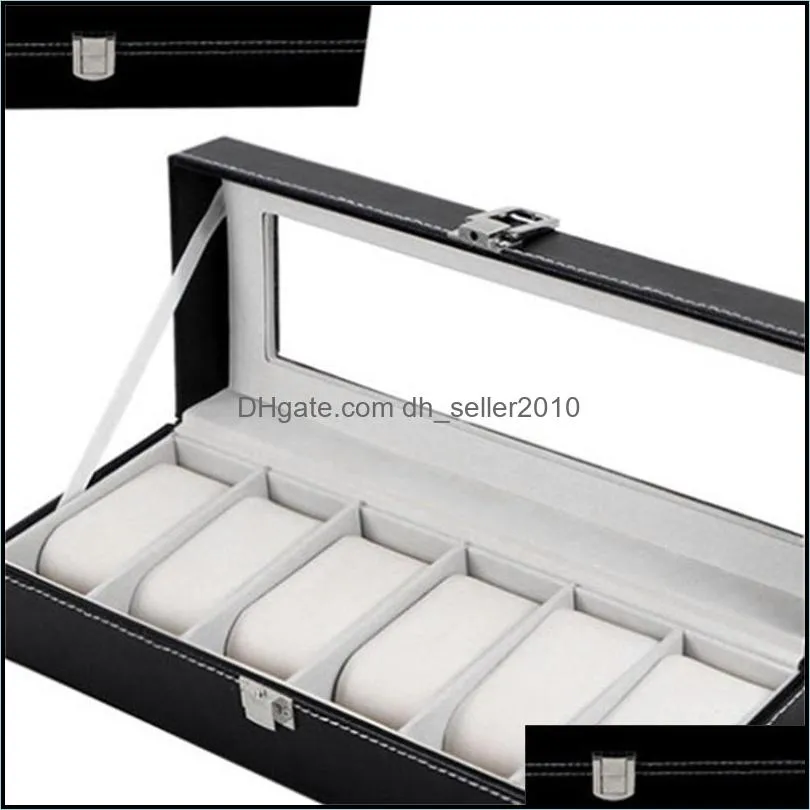 Window Organizer Box for Save 6 Wrist Watches 656 Q2