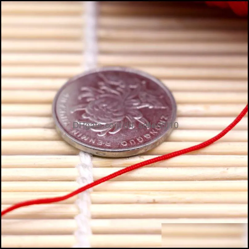 10Meters/lot 0.8/1.0mm Nylon Cord Thread Chinese Knot Macrame Cord Bracelet Braided String DIY Tassels Beading String Thread