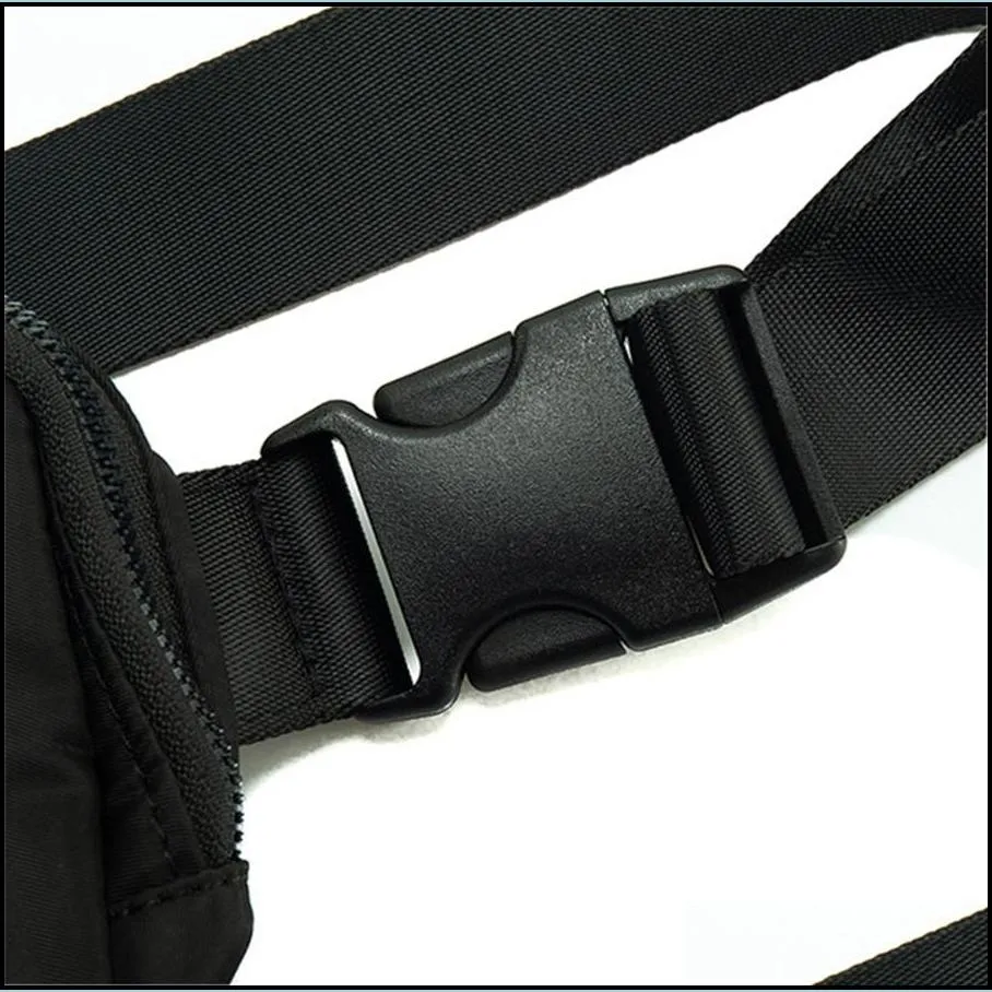 Outdoor Bags Women Men Waist Bag Gym Elastic Adjustable Strap Zipper Fanny pack