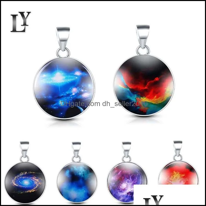 Luminous Dream Gemstone Pendant Charms Time 2.7cm DIY Bracelet Necklaces Charm Jewelry Findings Components For Women 1 5ly Q2