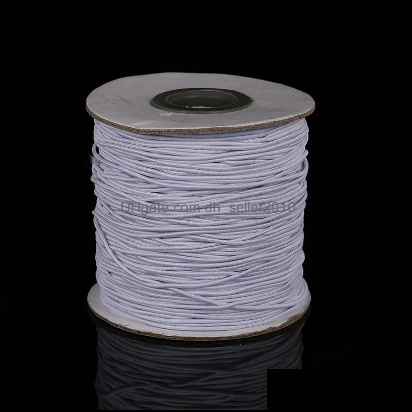 10m/bag 1mm Round Elastic Cord Beading Stretch Thread/String/Rope for Necklace Bracelet Jewelry Making Supply 1527 V2