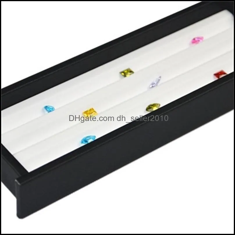 Diamond Display Tray Stone Storage Case Gem Box Jewelry Holder Gemstone Organize 952 Q2