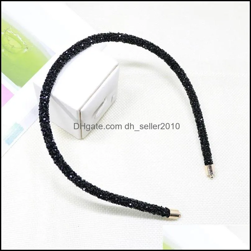 Superflash Headband Thin Edge With Drill Woman Crystal Hair Bands Versatile Temperament Simplicity Hair Hoop Accessories 1 85ls K2B