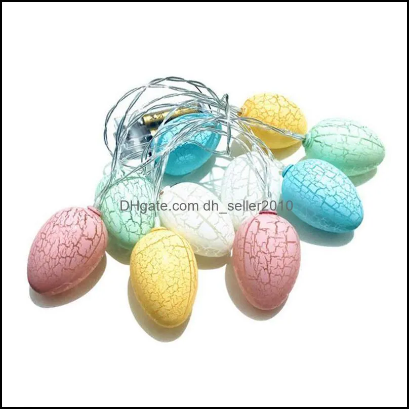 10Leds Easter Decorations For Home Egg Led String Light Fairy Lights Wedding Ornament Garland