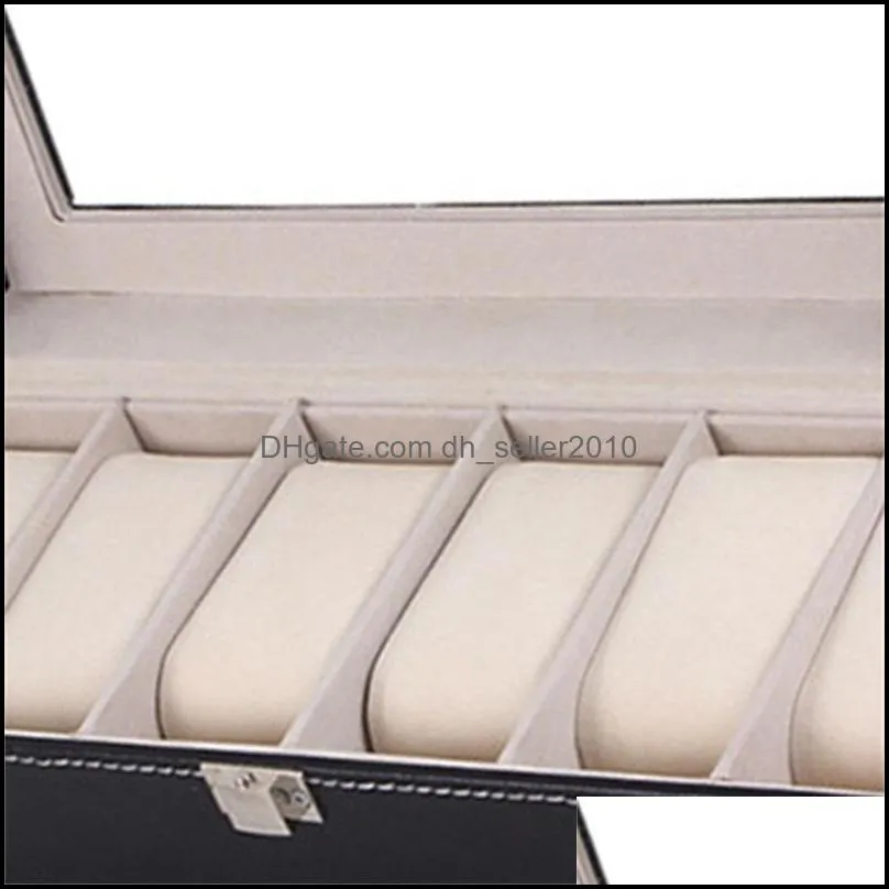 Window Organizer Box for Save 6 Wrist Watches 656 Q2