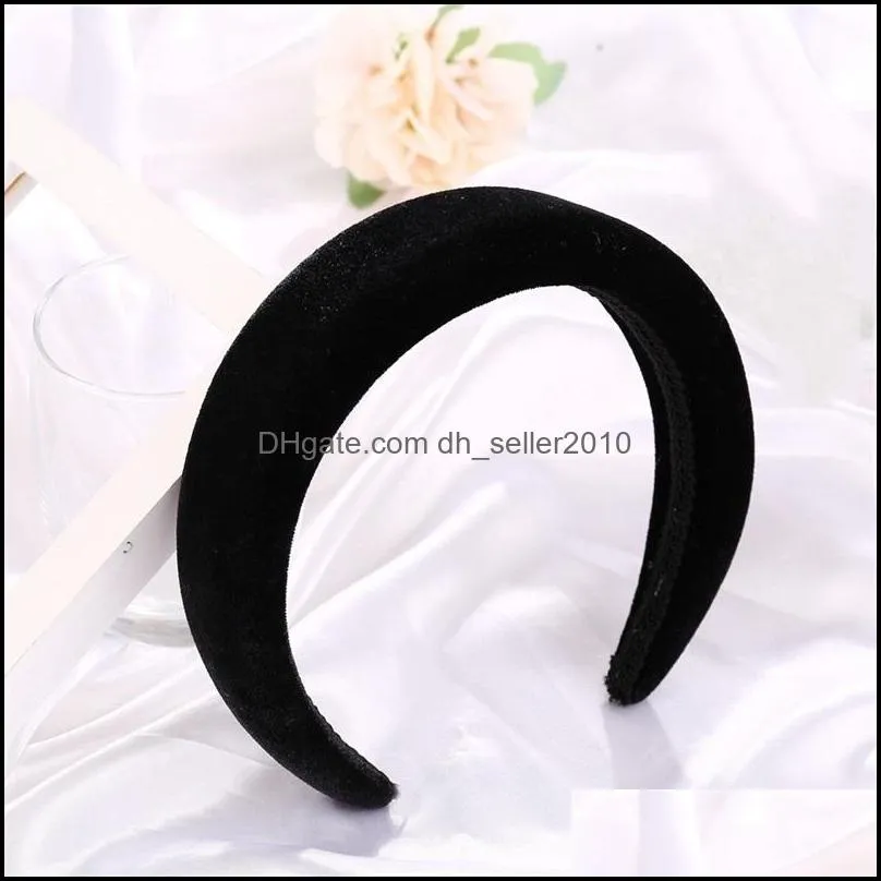 Pure Color Hair Bands Multicolor Lady Head Hoop Wide Hairbands Women Fashion Headbands Accessories 2020 3 99xy J2B