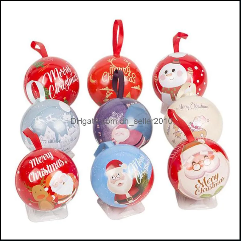 Cm Christmas Tree Decor Ball Candy Jar Storage Xmas Hanging Balls Ornament Kids GiftParty PartyParty