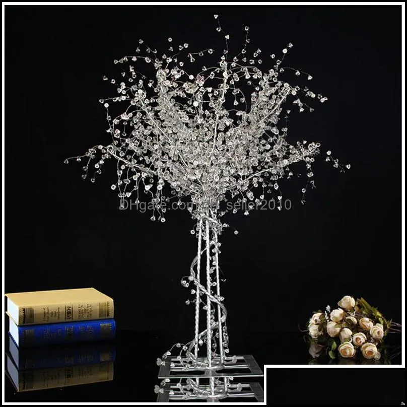 2PCS/lot Acrylic Wedding Crystal Tree Table Centerpiece 90 Tall Decorations Event Tablr Decor