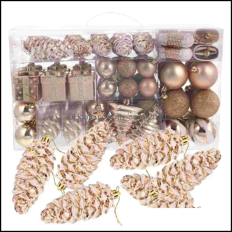 70 Pcs Lovely Balls Decorations DIY Pendants For Christmas