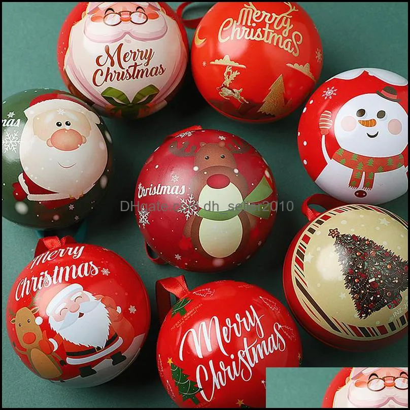 Cm Christmas Tree Decor Ball Candy Jar Storage Xmas Hanging Balls Ornament Kids GiftParty PartyParty