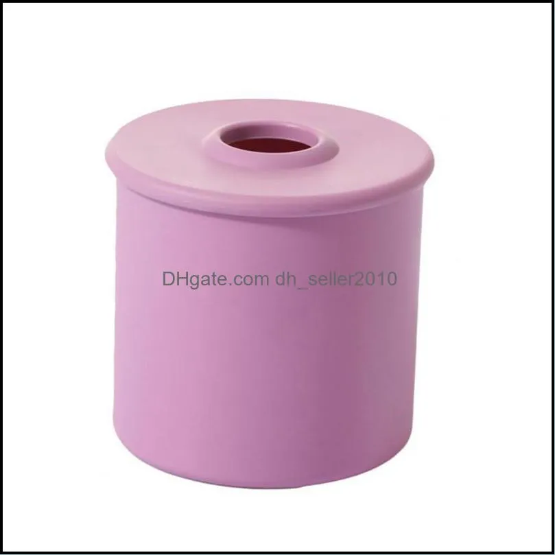 Box Practical Round Exquisite Roll Paper Case For Packing