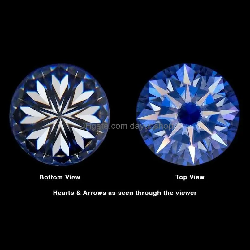 wholesale size price d color round cut lab grown loose moissanites stone small size