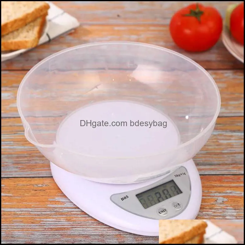 5kg portable digital scale led electronic scales postal food balance measuring weight kitchen accessories 210615