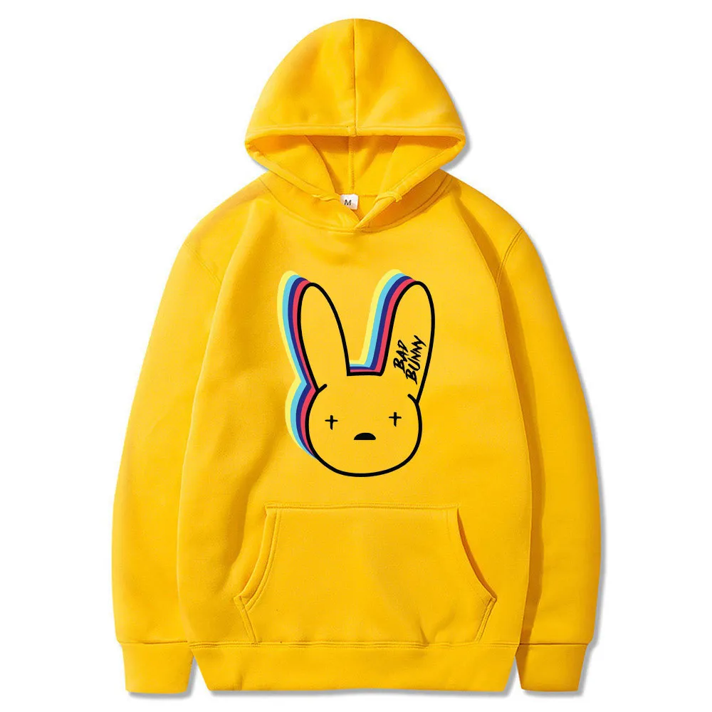 Men s Hoodies Sweatshirts Bad Bunny Funny Korean Clothes Casual Pullover Harajuku Men women Hooded Hoody Hip Hop Hoodie Male 220922