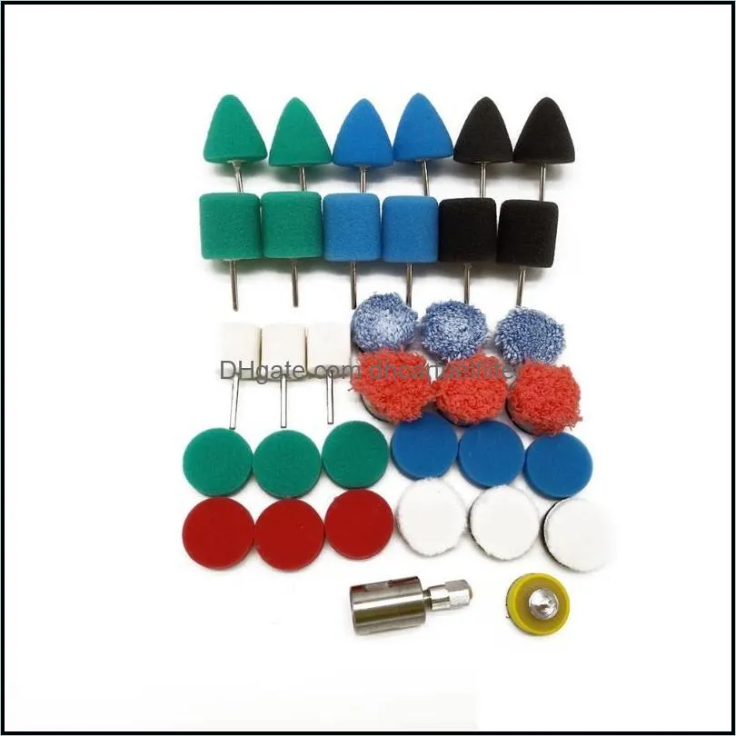 care products mini polishing kit for car beauty detailing polisher extention tools pad rotary