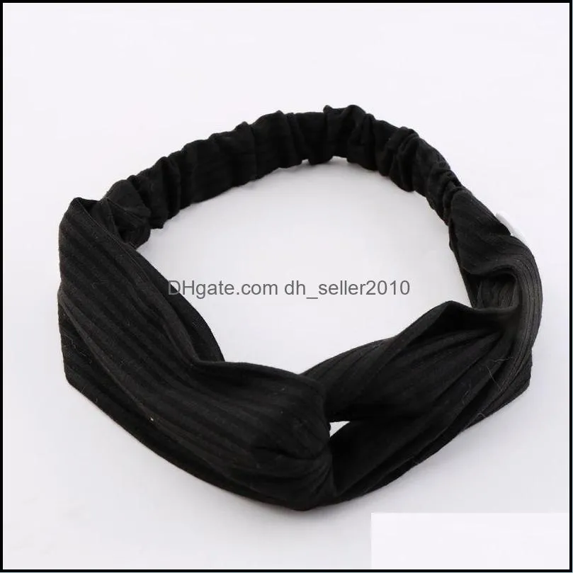 Knitting Headband Polychromatic Overlapping Stretch Autumn And Winter Hair Band Women New Fashion Hairlace Accessories 1 25dx K2B
