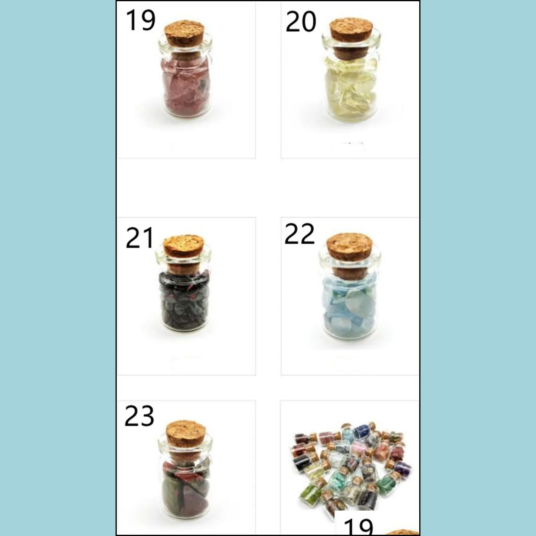 party favor party favor gemstone chips - tumbled healing crystals for witchcraft - these mini crystal spell jars are great beginners