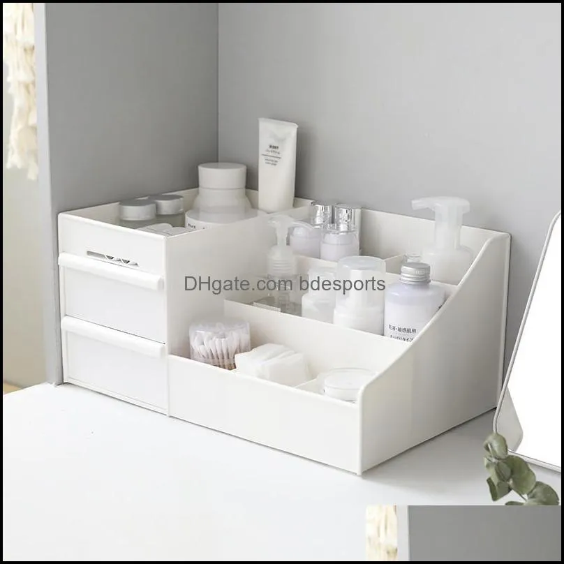 Drawer Makeup Box Plastic Organizer Make Up Case Cosmetic Jewelry Container