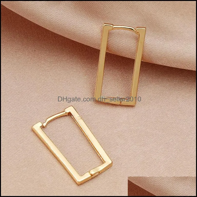 Fashion Jewelry Vintage Hoop Geometric Ear Buckle Metal Copper Love Hollow Out Circle Earrings 3832 Q2