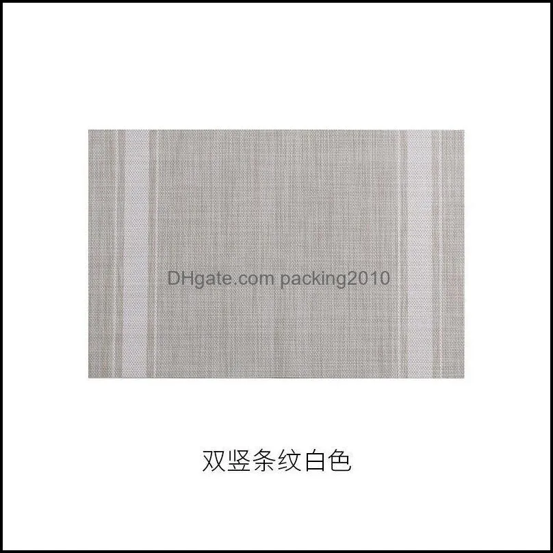 Dining Mat Ins American Style Square PVC Household El Supplies Thermal Insulation Plastic Oil Proof Simple Table