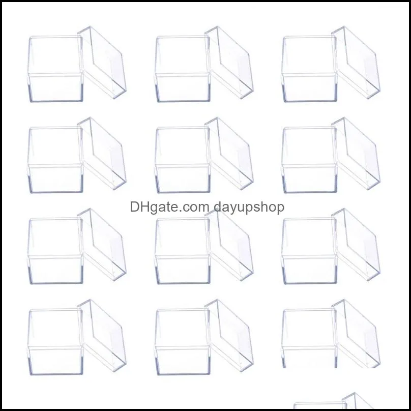 Gift Wrap Container Upscale Gift Wrap Container Case Clear Acrylic Square Cube Candy Box Treat