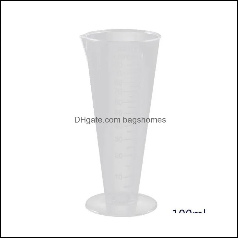 lab supplies 57ec 1pc 100ml laboratory bottle kitchen plastic measuring cup