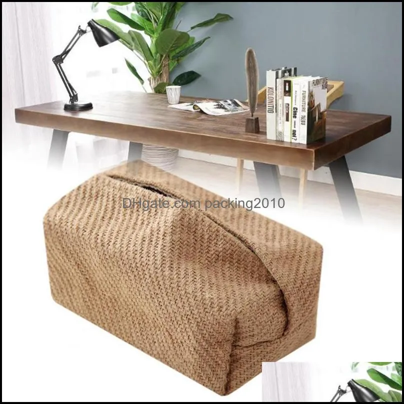 Case Japanese-Style Decorative Fabric Table For Car Organizer Rangement Cajas De Almacenamiento