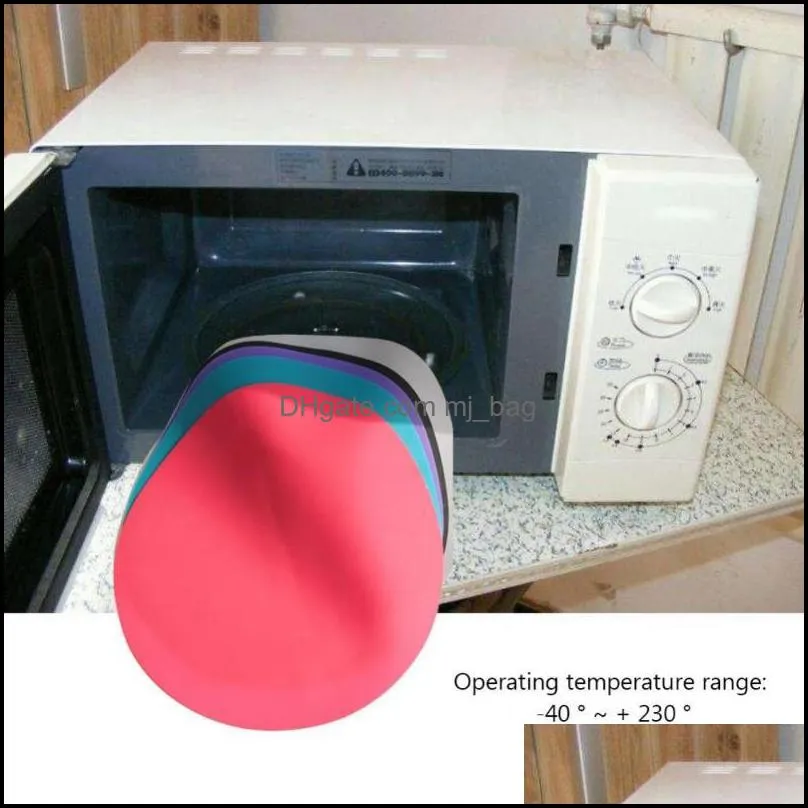 Home Kitchen Silicone Microwave Oven Pot Holder Mat Heat Insulation Pad