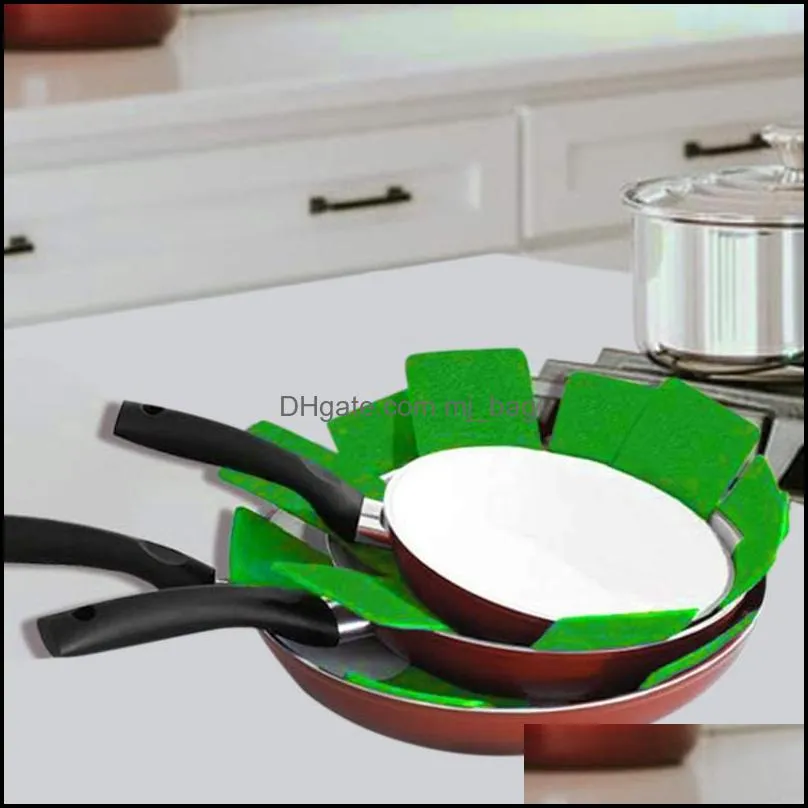 3pcs/lot Non-stick Protection For Pad Pan 24cm Divider To Prevent Scratching Separate And Protect Surfaces Cookware