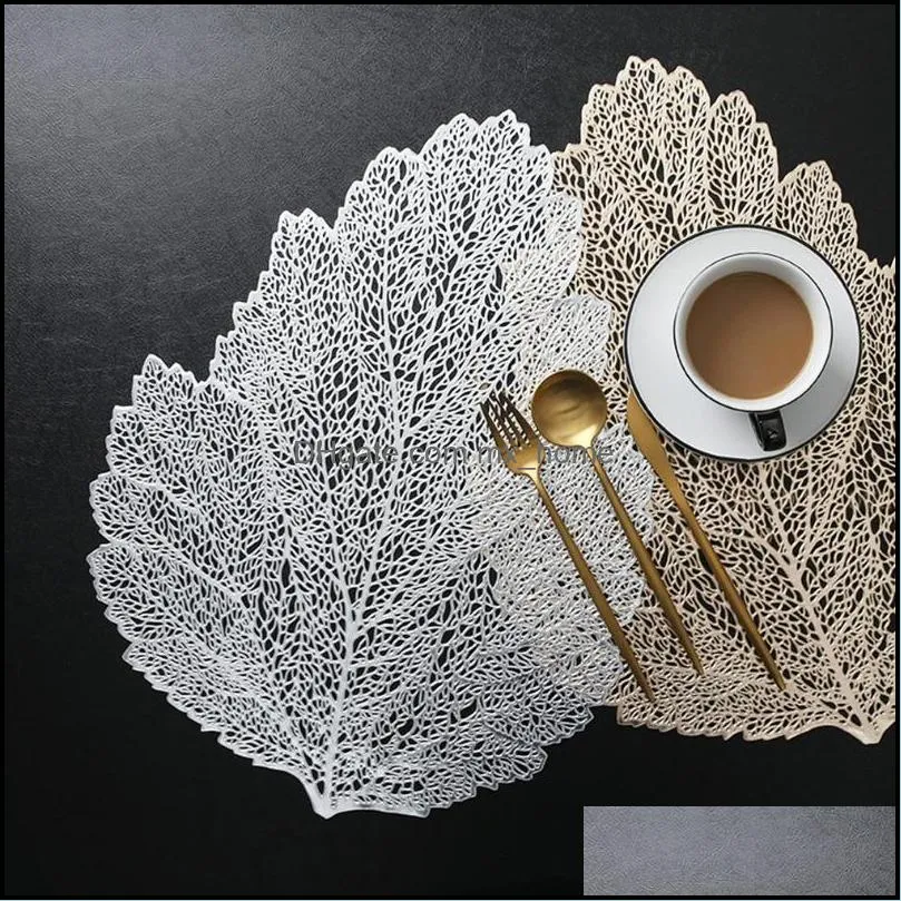 Hollow Round Placemat Waterproof Non Slip Dining Table Heat Insulation Steak Plate Pad Coffee Kitchen Accessories