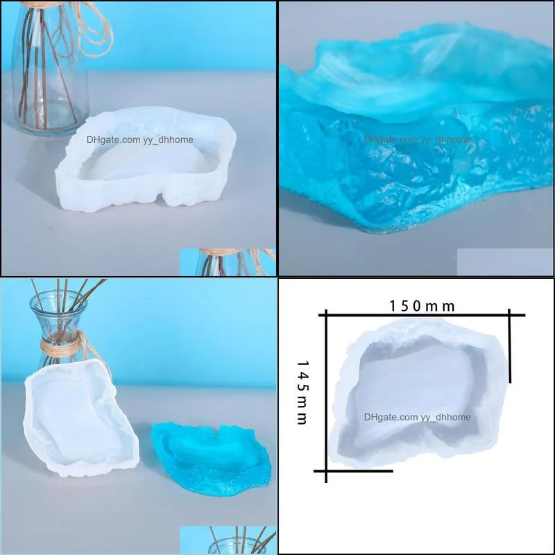 DIY Blue Ocean Resin Mold Agate Sea Wave Silicone Epoxy Resin Mold Handmade Crafts DIY Home Decor