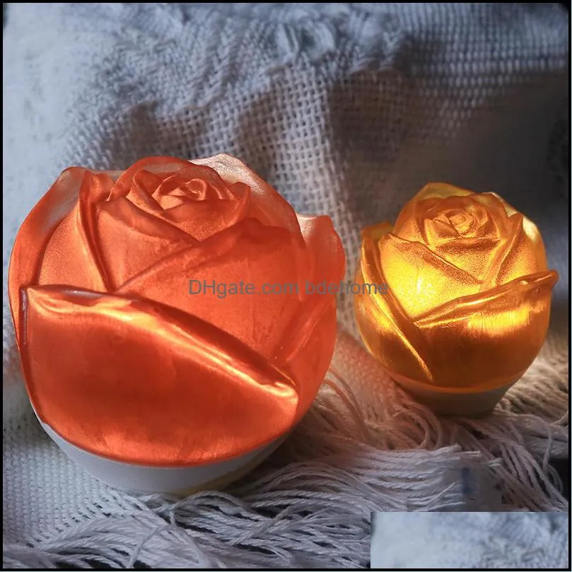 Rose Bud Resin Mold 3D Flower Silicone Casting Molds Craft Mould DIY Resin Soap Candle Wax Polymer Clay Concrete