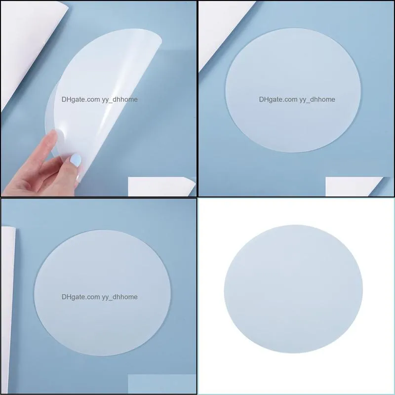 Round Clear Mat for Craft Jewelry Making Tools Resistance Silicone Pad Sticky Plate Silicone Mold UV Epoxy Resin