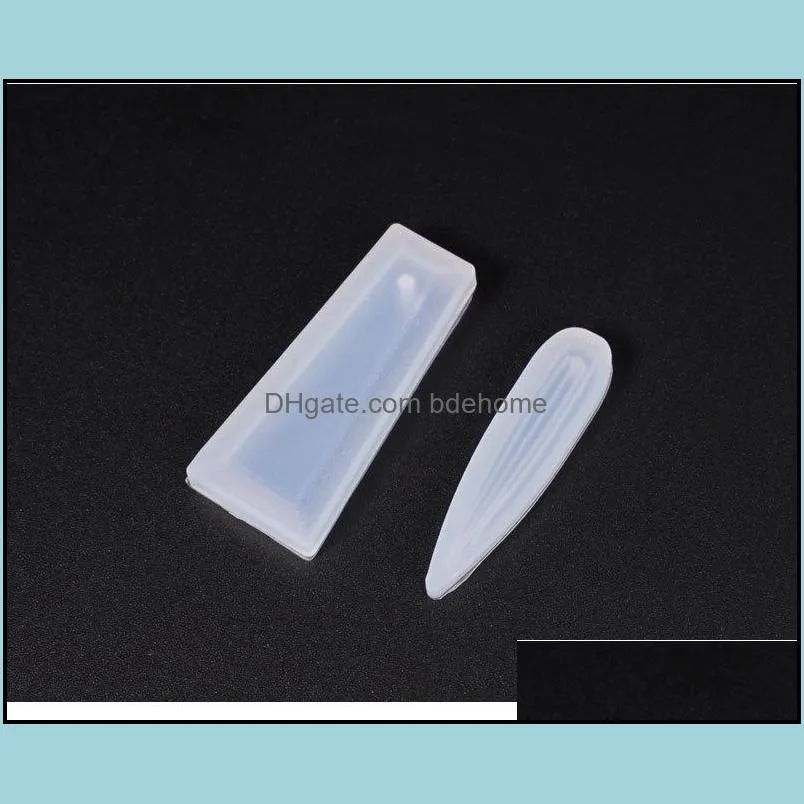 Trapezoid Leaves Pendant Silicone Resin Molds UV Epoxy Resin Craft Casting Jewelry Pendant Earring Charm Making Tools