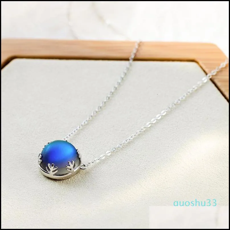 Hot Sale Thaya 55cm Aurora Pendant Necklace Halo Crystal Gemstone s925 Silver Scale Light Necklace for Women Elegant Jewelry