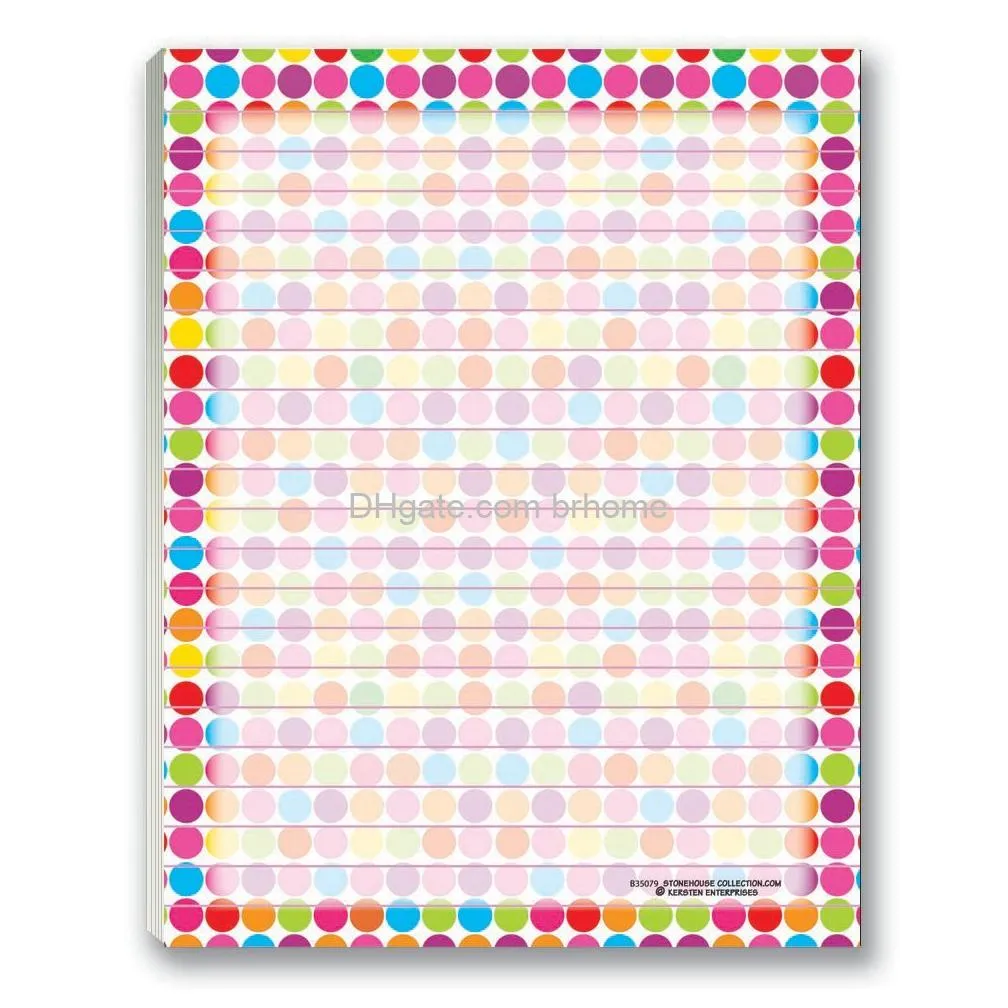 colorful pattern designs home office pads 4 assorted designs note pads usa made