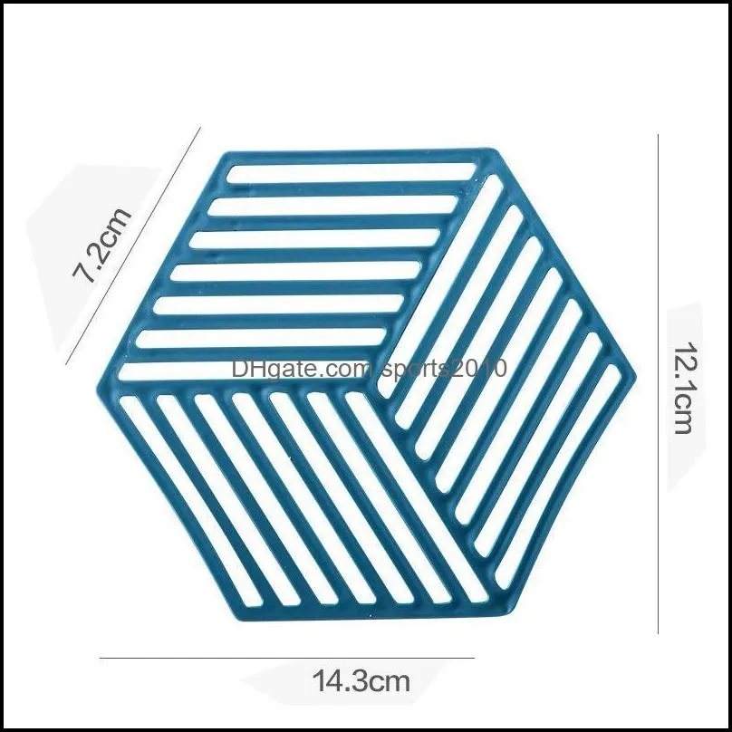 1 PCS Lytwtw`s Novelty Simple Nordic Style Soft Silicon Heat Insulation Cup Table Place Mat Placemat Drink Coasters