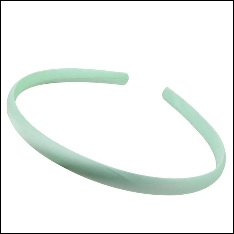 handmade plastic hairbands for girls children solid color headband party club headwear fashion accessories