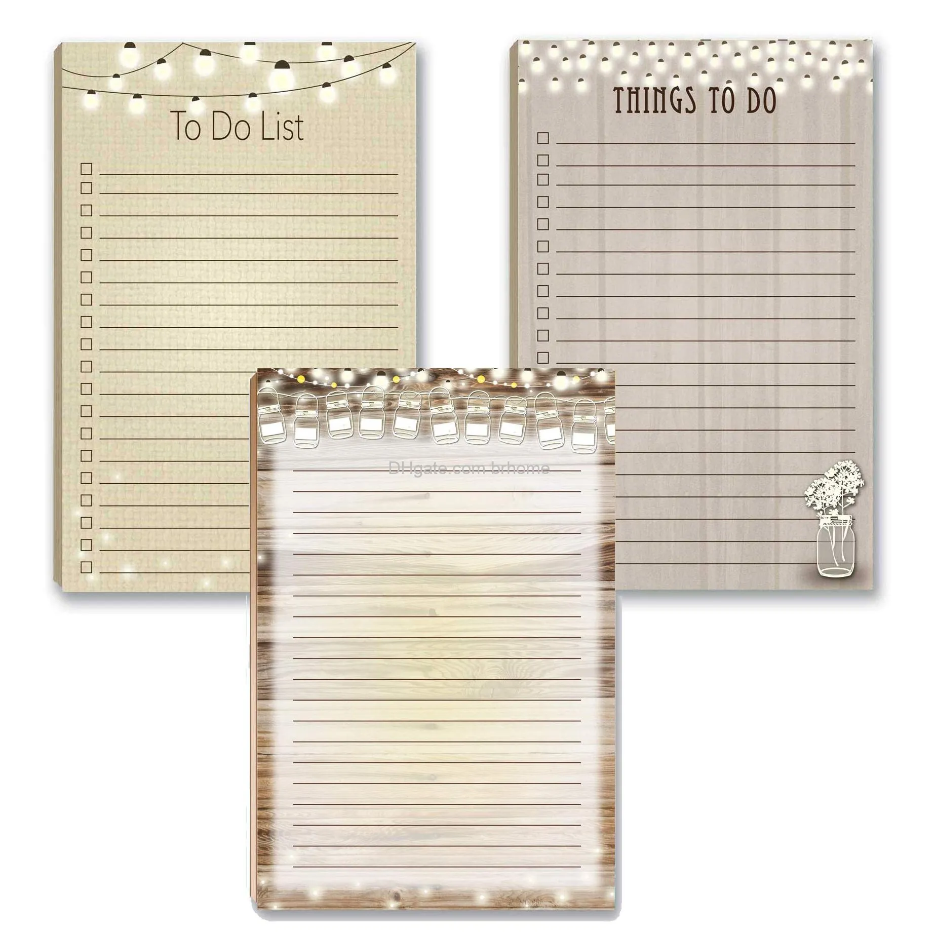 floral notepads 4 assorted note pads flower theme pads