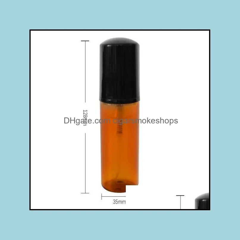 50ml brown Foaming Mousse Bottle Fine Shampoo Lotion Refillable Bottles Foam Pump Soap Dispenser