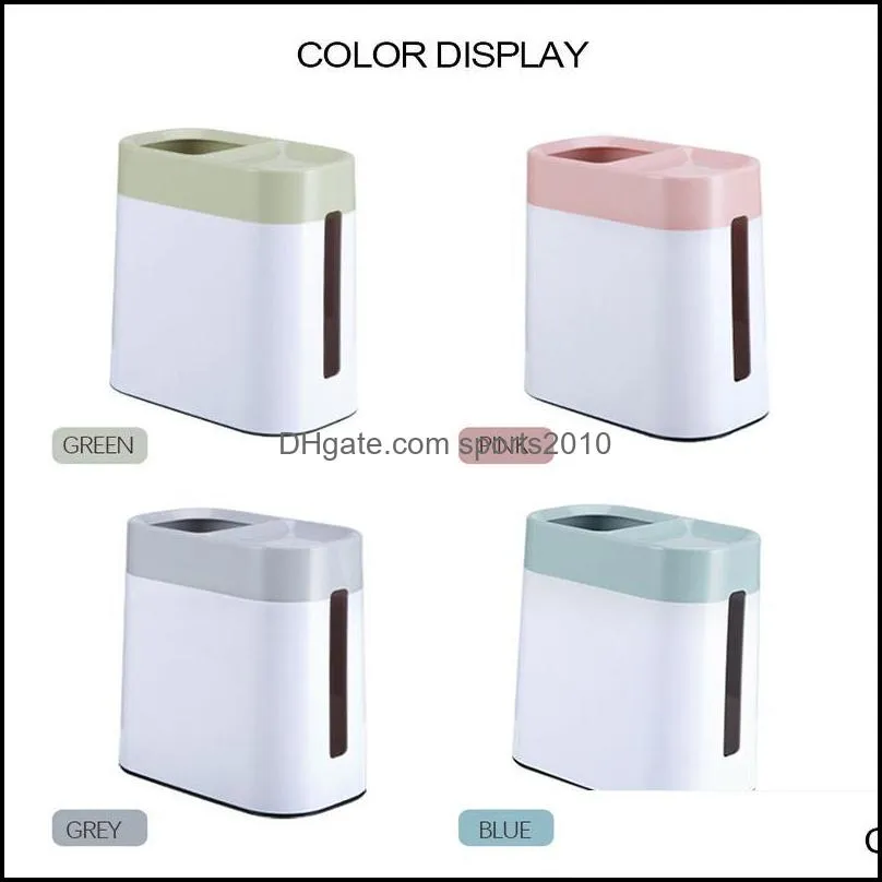 Nordic Two-in-one Desktop Multifunctional Trash Can Bedroom Living Room Office Box Bathroom Storage