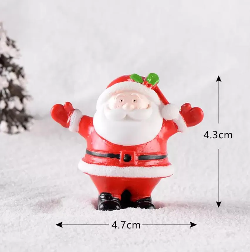 christmas ornaments resin santa claus snowman wreath elk socks bells landscape decoration for home indoor decorations