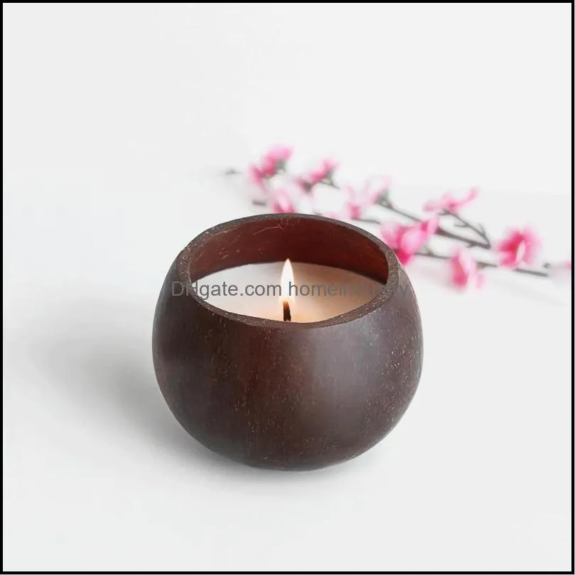 Candles 1pc Natural Coconut Candle Soy Wax Scented Arrival Fashion Smokeless Household Decorative