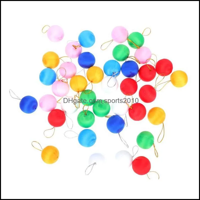 60Pcs Christmas Balls Ornament Delicate Colorful Pendant Decor