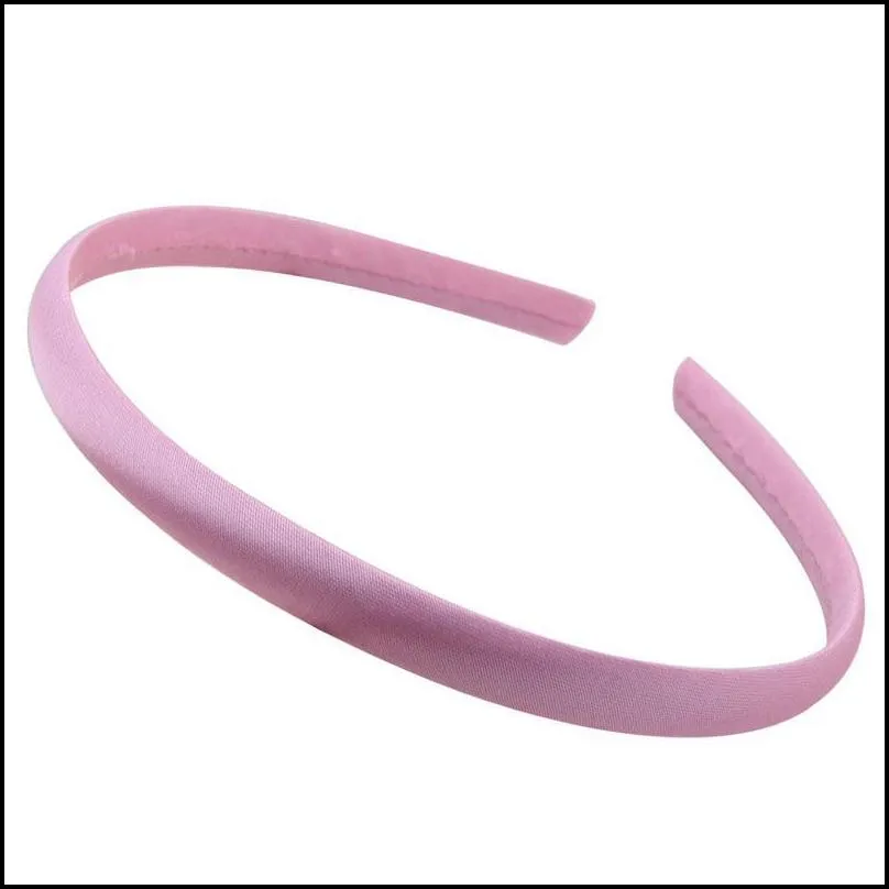 handmade plastic hairbands for girls children solid color headband party club headwear fashion accessories