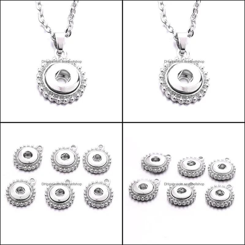 silver plated 12mm snap button necklace necklace for women ginger snaps buttons jewelry