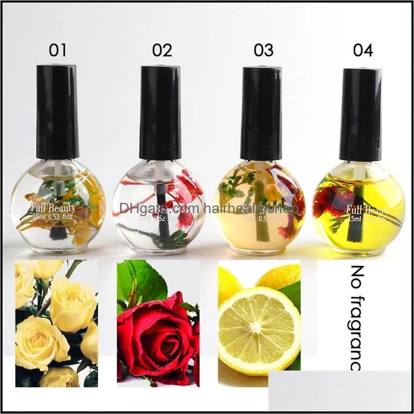 new cuticle oil nail treatment dry flower natural nutrition liquid soften agent nails edge protection care body health gift