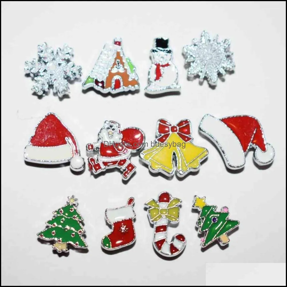 50pcs alloy christmas series charms slide beads diy 8mm bracelets wristbands,belt straps pet name collar whole