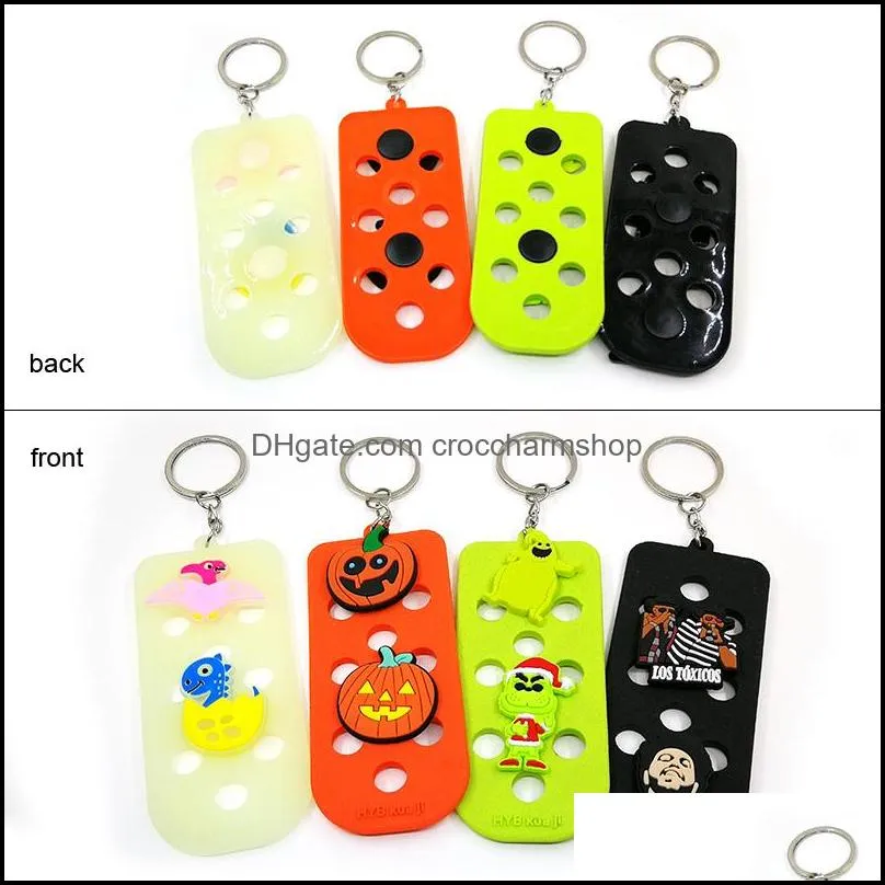 hyb kua ji brand eva chains with holes to put croc charms as bags accessories 2022 new item with 13 color croccharmshop