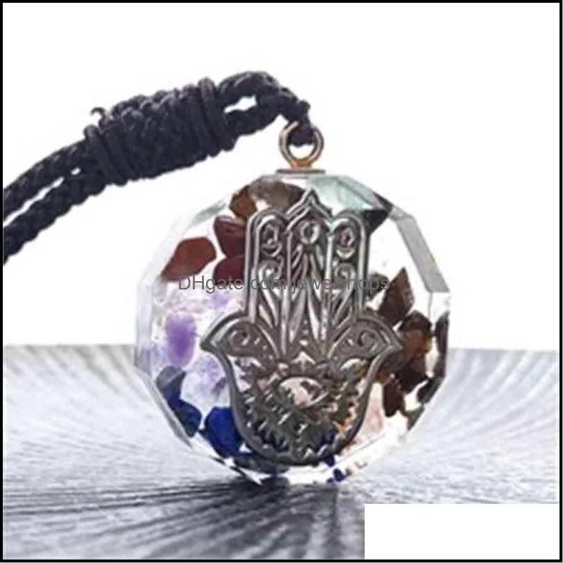 btone custom gemstone chakra for charm jewelry natural stone pendant necklace